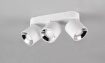 Immagine di Lampada Bianca da Soffitto anche da Incasso 3 Faretti GU10 Guayana Trio Lighting