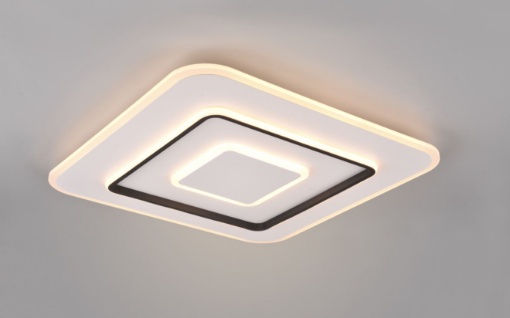 Immagine di Lampada Soffitto o Parete Design Futuristico Led Dimmer CCT Jora 60x60 cm Trio Lighting 