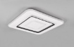 Immagine di Lampada Soffitto o Parete Design Futuristico Led Dimmer CCT Jora 60x60 cm Trio Lighting 