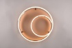 Immagine di Plafoniera Led 58w Switch Dimmer Ø55 cm Marnie Spirale Caffè Trio Lighting