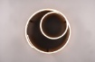 Immagine di Plafoniera Spirale Led Switch Dimmer Ø55 cm Marnie Oro e Nero Trio Lighting
