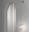 Immagine di Applique Da Parete Asta Cilindro Metallo Oro King AP Luce Ambiente Design