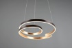 Picture of Lampadario Marnie Spirale Nero e Oro Led Dimmer 3 Intensità Ø65 cm Trio Lighting