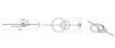 Immagine di Applique Plafoniera Bacchetta con Doppio Anello Led CCT Montilla Nichel Trio Lighting
