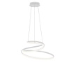 Immagine di Lampadario Moderno Coaster Bianco Spirale Led 60w CCT Luce Ambiente Design