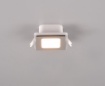 Immagine di Faretto Cromo Quadrato da Incasso Led 3000k Nimbus 8x8 cm IP44 Trio Lighting 