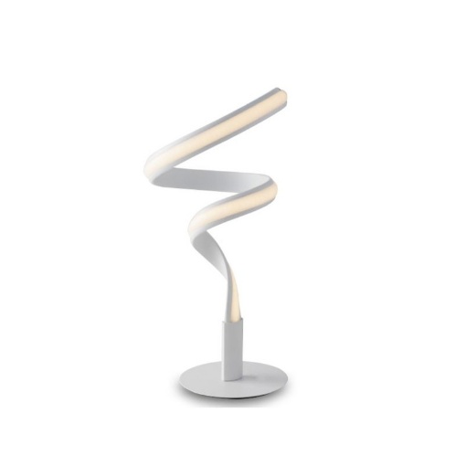 Immagine di Lampada Comodino Moderna Spirale Led 15w 4000k Mystral Luce Ambiente Design