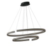 Picture of Lampadario Soggiorno Doppio Anello Ovale Clarke Led 88w Luce Ambiente Design