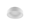 Immagine di Plafoniera Rotonda Noah 45 cm Anello Bianco Led CCT 40w Luce Ambiente Design