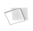 Immagine di Plafoniera Moderna Quadrati Asimmetrici Led CCT 42w Ayrton Grigio Silver Fan Europe