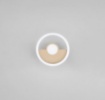 Immagine di Plafoniera Cerchio Oro Led CCT Kandisky 20 cm Luce Ambiente Design