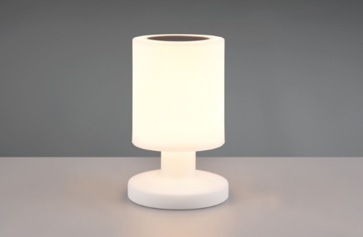 Immagine di Lumetto Bianco Led da Appoggio USB Energia Solare Silva IP44 Trio Lighting 