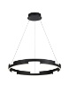 Immagine di Lampadario Anello Nero Castle 60 cm Led 36w 3000k Dimmerabile Smarter Lighting