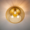 Immagine di Plafoniera Cesta Metallo Oro Traforato Croket 3 Luci E27 Smarter Lighting