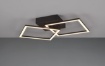 Picture of Plafoniera Applique Doppio Quadrato Orientabile Led Trail Nero Trio Lighting 