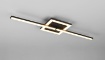 Immagine di Plafoniera Applique Bacchette Girevoli Led 3000k Viale Nero Trio Lighting