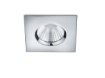 Immagine di Faretto Cromo Quadrato da Incasso per Controsoffitti Zagros Led IP65 Trio Lighting 