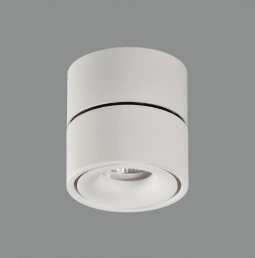 Picture of Faretto Cilindro Bianco Led Orientabile 13w 3000k Apex Ø10 cm ACB