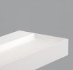 Immagine di Applique Rettangolare Bianca Monoemissione Led Decorativo Brick L 38cm ACB 