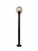 Immagine di Paletto Per Esterno 120 cm Globo Lampione Con Sfera Fume IP44 Smarter