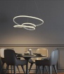 Immagine di Lampadario Per Soggiorno Spirale Led 57w 3000k Dimmerabile Sintra Smarter