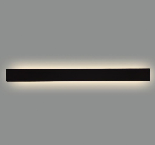 Picture of Lampada Applique Rettangolo Nero Fosca Doppia Emissione Led 18w CCT L60 cm ACB 