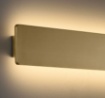 Immagine di Applique Rettangolare Fosca Oro Doppia Emissione Led CCT 2700k/3000k L60 cm ACB