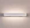 Immagine di Applique Stondata Bianca Gala Doppia Luce Led CCT Sopra e Sotto L43 cm ACB