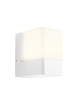 Immagine di Applique Cubotto Led Da Esterno Moderno Bianco 3000k IP44 Tok Smarter