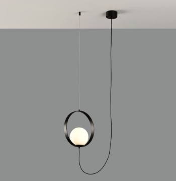 Lampadario Moderno Pluvia Grigio Fumè 3 Luci E27