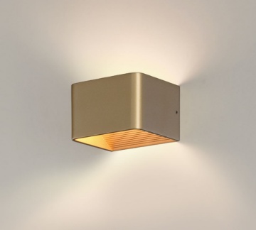 Immagine di Piccola Applique Icon Oro Doppia Emissione Led 8,5w CCT 2700k/3000k L12 cm ACB