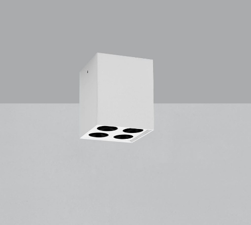 Immagine di Plafone Cubotto Led 9w Invisible Bianco L6x6 cm ACB 