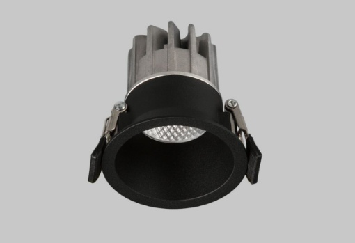 Immagine di Faretto Nero per Incasso Led Cob 7w 2700k Kidal Ø8 cm IP44 ACB