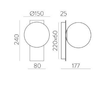 Prodotti con tag applique sfera vetro