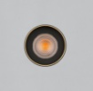 Immagine di Applique Moderna Cilindro Oro e Nero Doppia Emissione Led Lux ACB