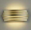 Immagine di Lampada da Parete Decorativa Luxur Oro Doppia Emissione Led CCT ACB