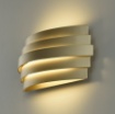 Immagine di Lampada da Parete Decorativa Luxur Oro Doppia Emissione Led CCT ACB