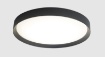 Immagine di Plafoniera Rotonda Nera Led 42w 3000k o 4000k Minsk Ø60 cm ACB