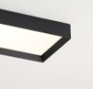 Immagine di Lampada Rettangolare Nera da Soffitto Led 36w 3000k o 4000k Munich ACB