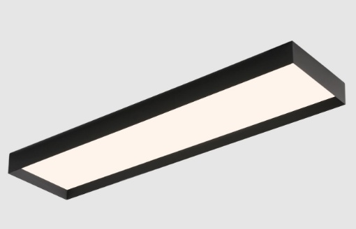 Immagine di Plafoniera Nera Rettangolare Led 55w 3000k o 4000k Munich ACB