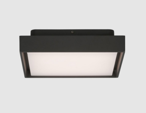 Immagine di Plafoniera Quadrata Nexus Antracite Led 14w 23x23 cm IP65 ACB 