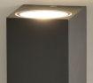 Immagine di Applique Squadrata Okra Antracite Doppia Emissione Led H15 cm IP54 ACB