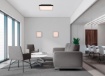 Immagine di Lampada Quadrata Bianca da Soffitto Led CCT 2700K/3000K Oporto 60x60 cm ACB 