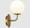 Picture of Applique Parma Braccio Oro e Paralume Sfera Vetro Opale IP44 ACB