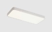 Immagine di Plafoniera Rettangolare Turin Bianco Led 36w 3000k o 4000k L90 cm ACB