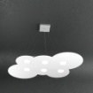Immagine di Lampadario Soggiorno Led Biemissione Luce Sopra Sotto Top Light Cloud 1128/S6R+2