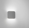 Immagine di Lampada Quadrata da Parete Kuadra Grigia Biemissione Led IP54 Isyluce 561