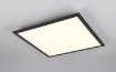 Immagine di Lampada Quadrata da Soffitto o Parete Nera Led CCT RGBW Beta con Telecomando Trio Lighting