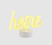 Immagine di Lumetto Casa Scritta Gialla Home Led con USB e Interruttore Trio Lighting