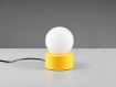 Immagine di Abat-jour Comodino Countess Sfera Vetro e Base Gialla Trio Lighting 